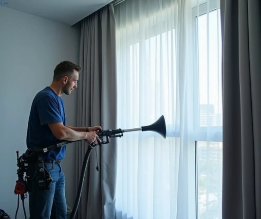 Professional drapes cleaning process tools Matty Curtain Cleaning beverly-hills-nsw